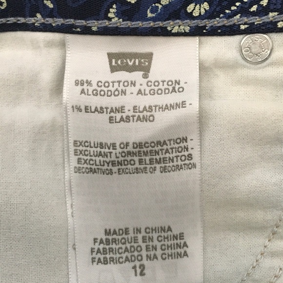 Levi’s 525 Perfect Waist Jeans Capri Length - Picture 10 of 11